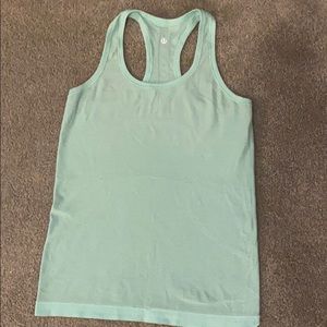 Lululemon light blue racer back tank